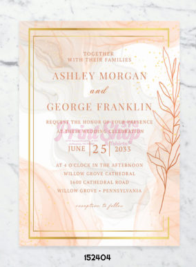 Wedding invitations 152404
